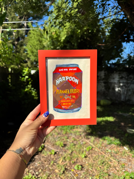 "Flannel Friday" 5x7 Framed