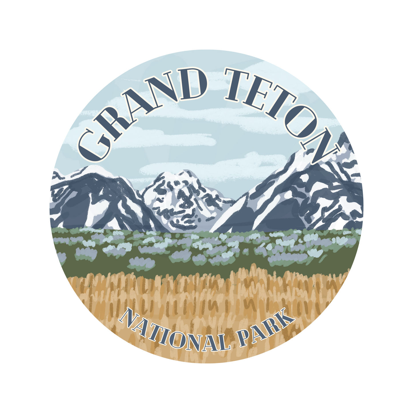"Grand Teton National Park" Sticker
