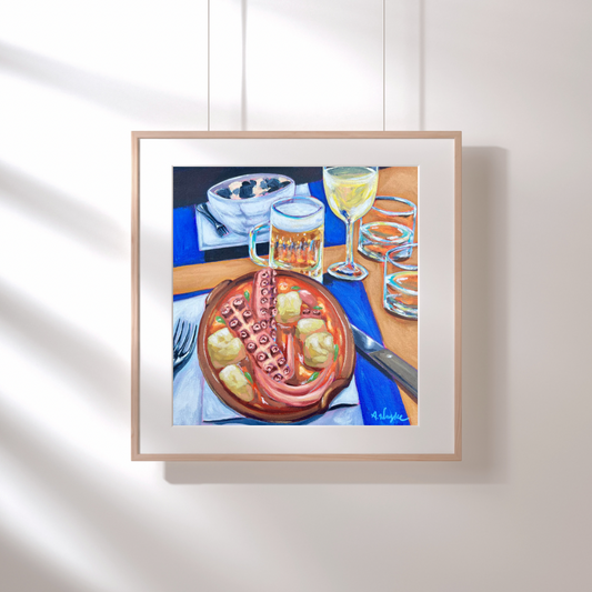 "Dinner at Fado" Art Print