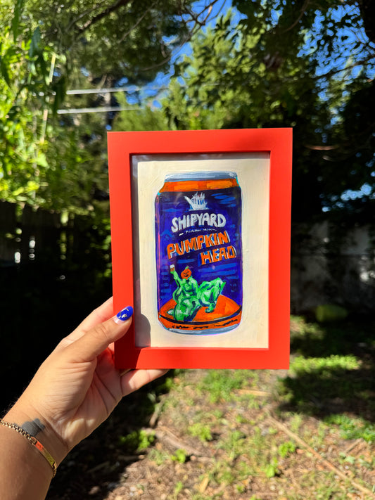 "Pumpkinhead" 5x7 Framed