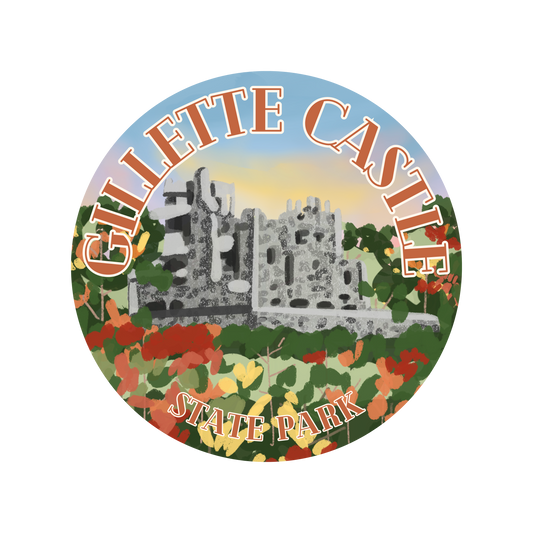 "Gillette Castle State Park" Sticker
