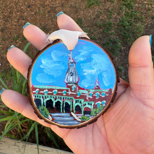 Minarets #1 Wood Slice Ornament