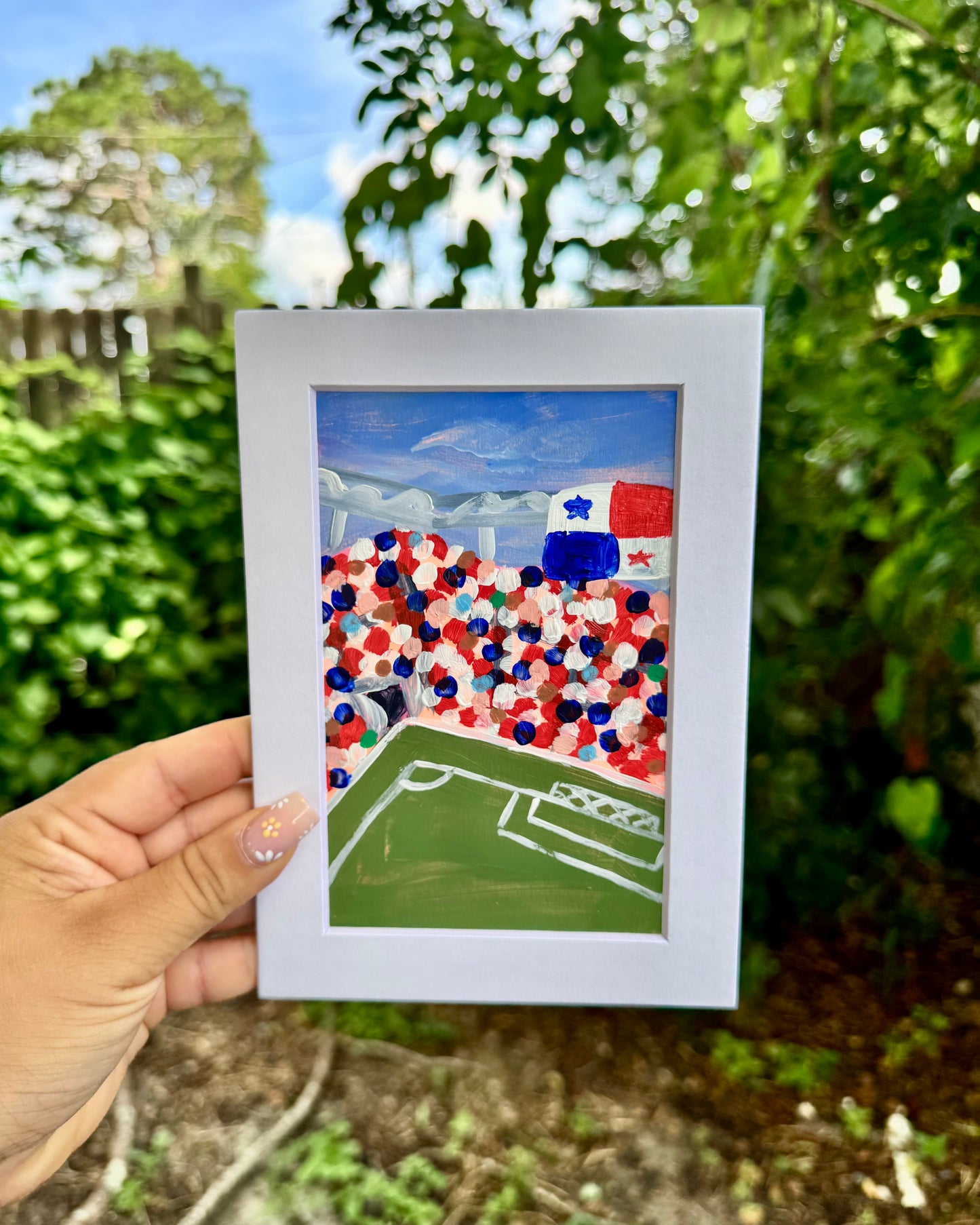"Panama WC '26" Matted Frame
