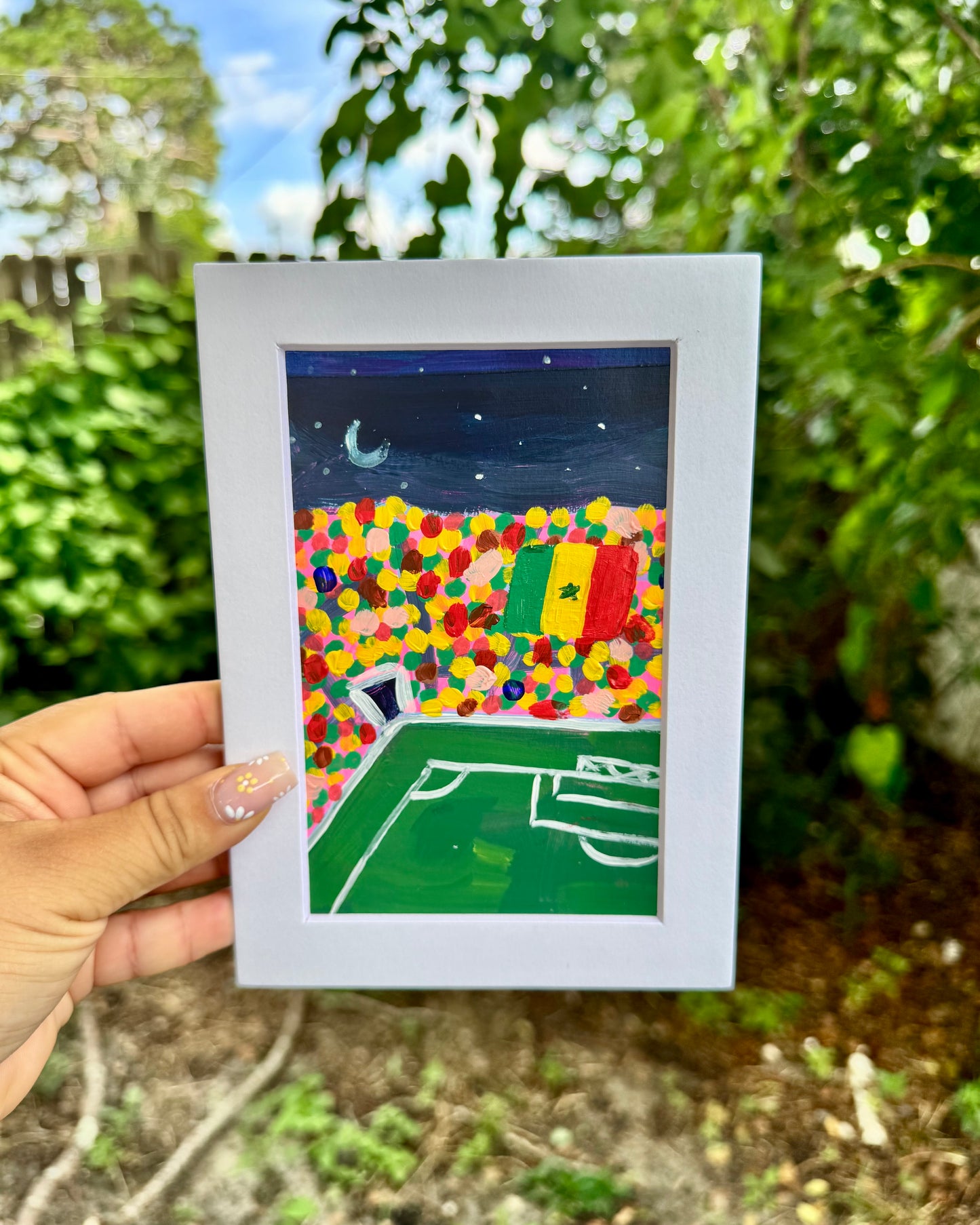 "Senegal WC '26" Matted Frame