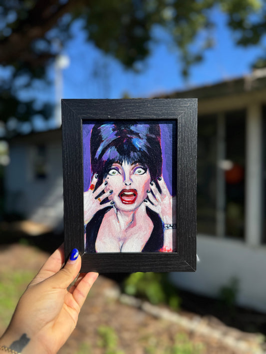 "Elvira" 5x7 Framed