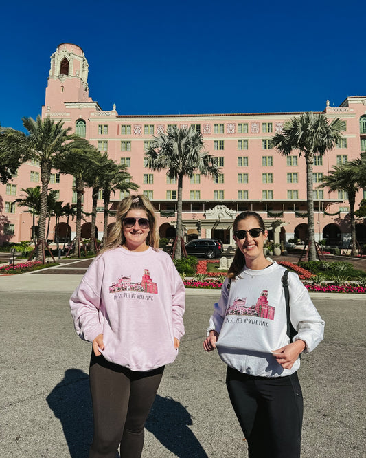 "In St. Pete We Wear Pink" Crewneck