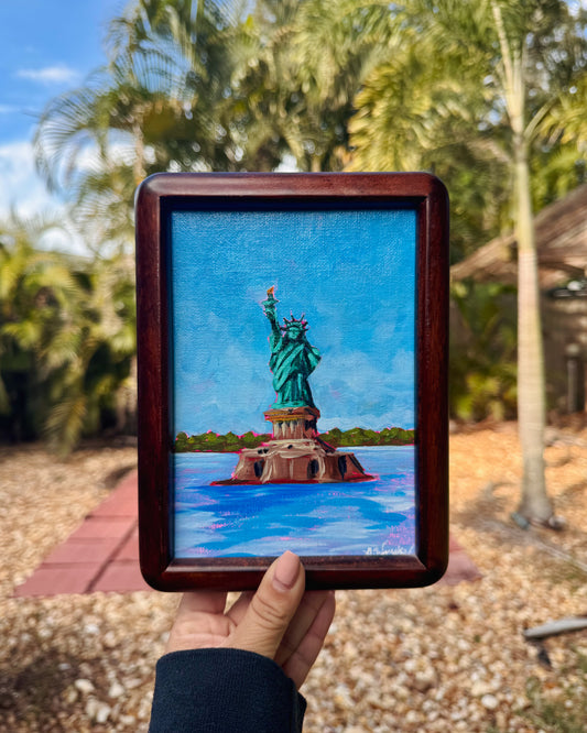 "Statue of Liberty" 5x7 Framed