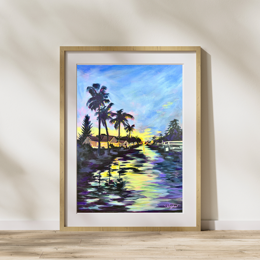 "Nights in Tarpon" Art Print