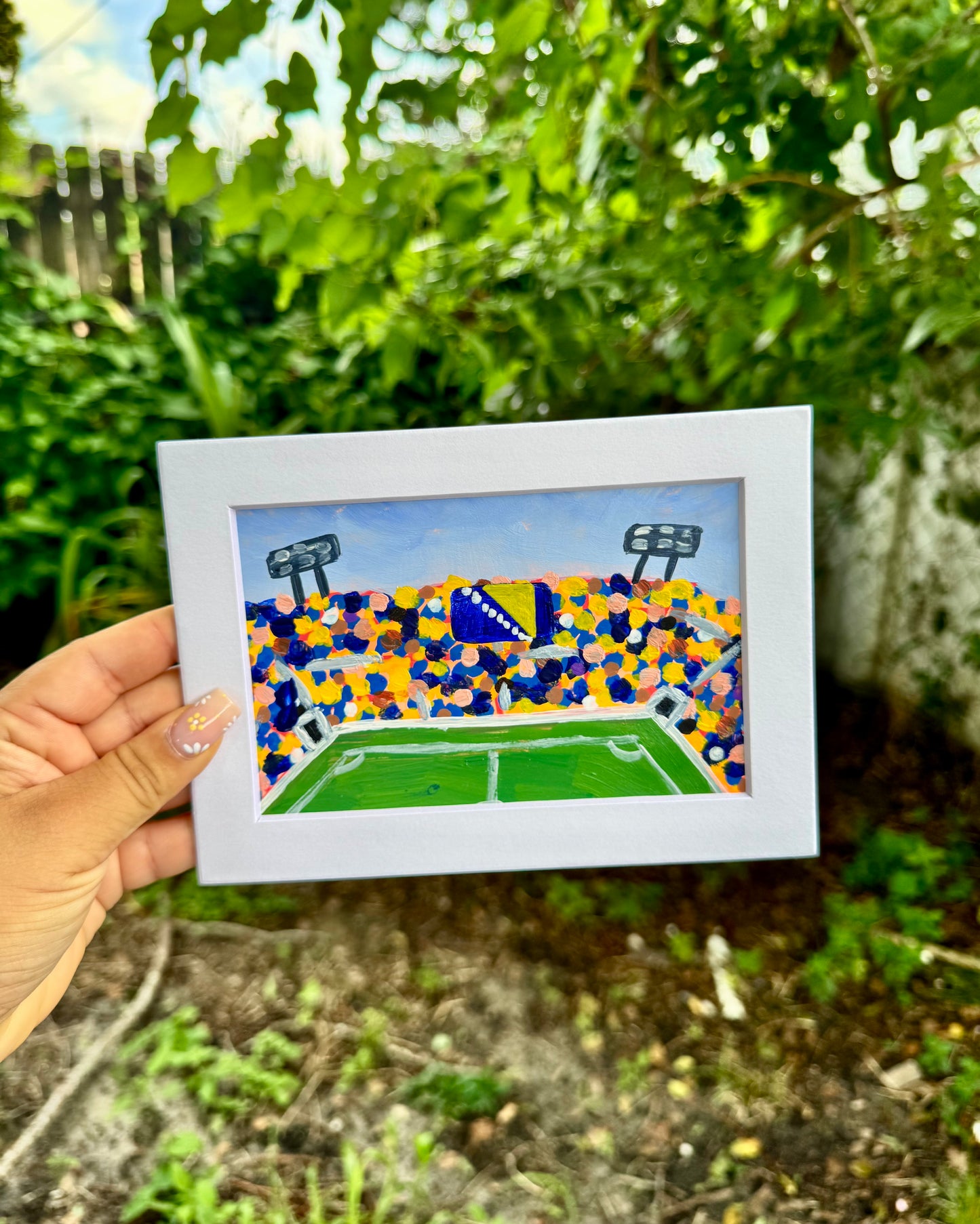 "Bosnia and Herzegovina WC '26" Matted Frame