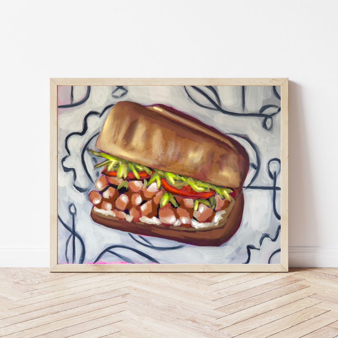 "Chicken Tender Sub" Art Print
