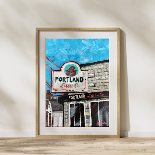 "Portland Lobster Co." Art Print