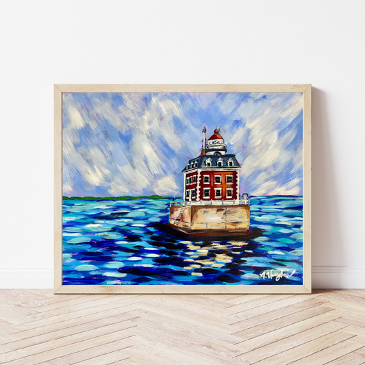 "Ledge Light" Art Print