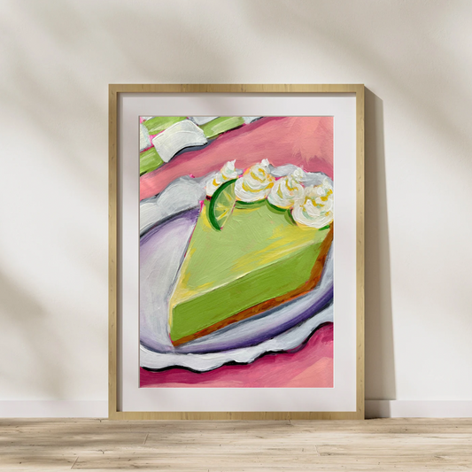 “Slice of Key Lime” Art Print