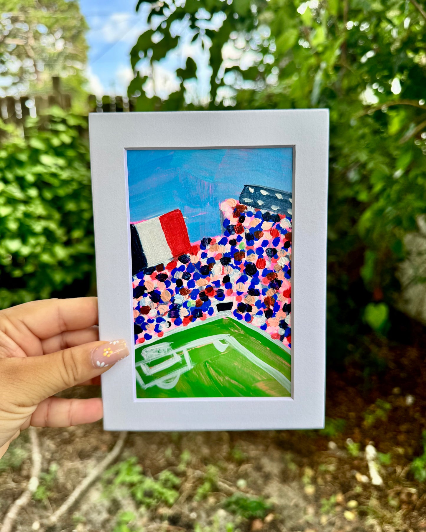 "France WC '26" Matted Frame