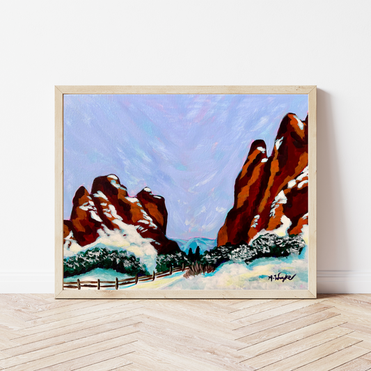 "Garden of the Gods" Art Print