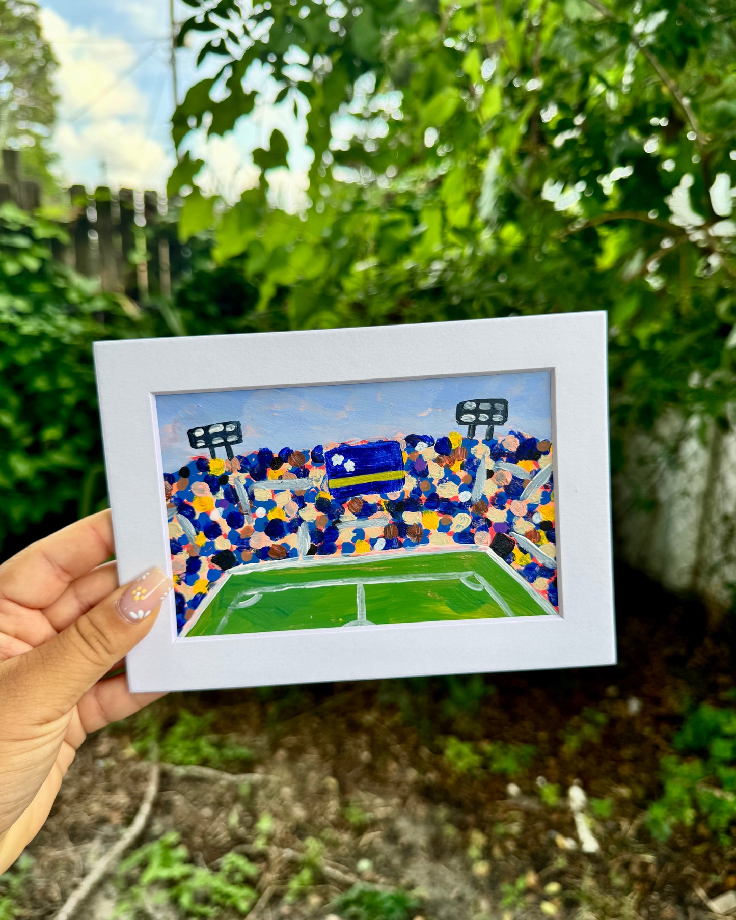 "Curaçao WC '26" Matted Frame