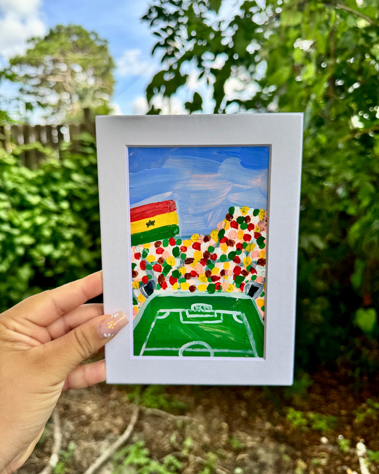 "Ghana WC '26" Matted Frame