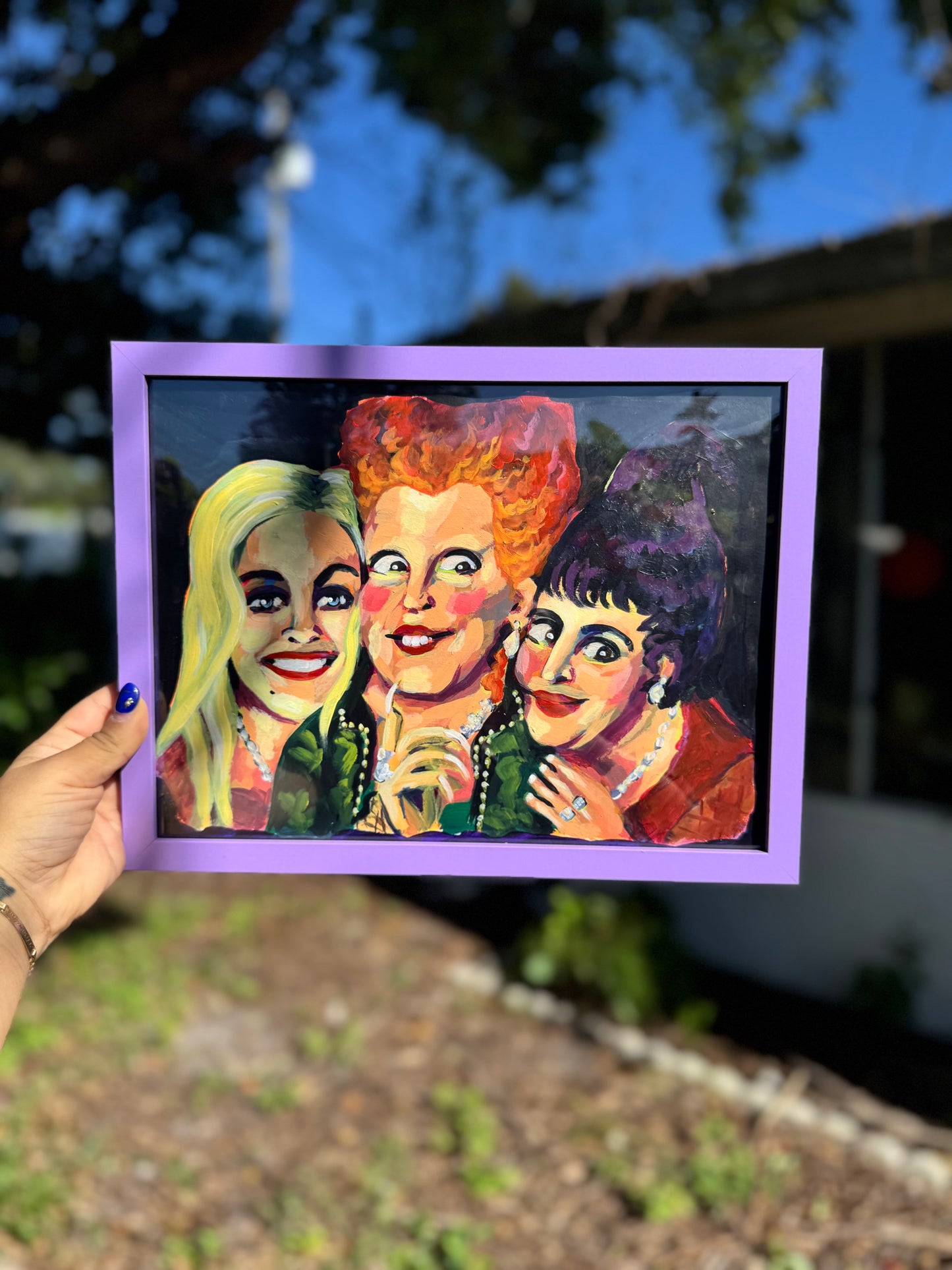 "Sanderson Sisters" 9x12 Framed
