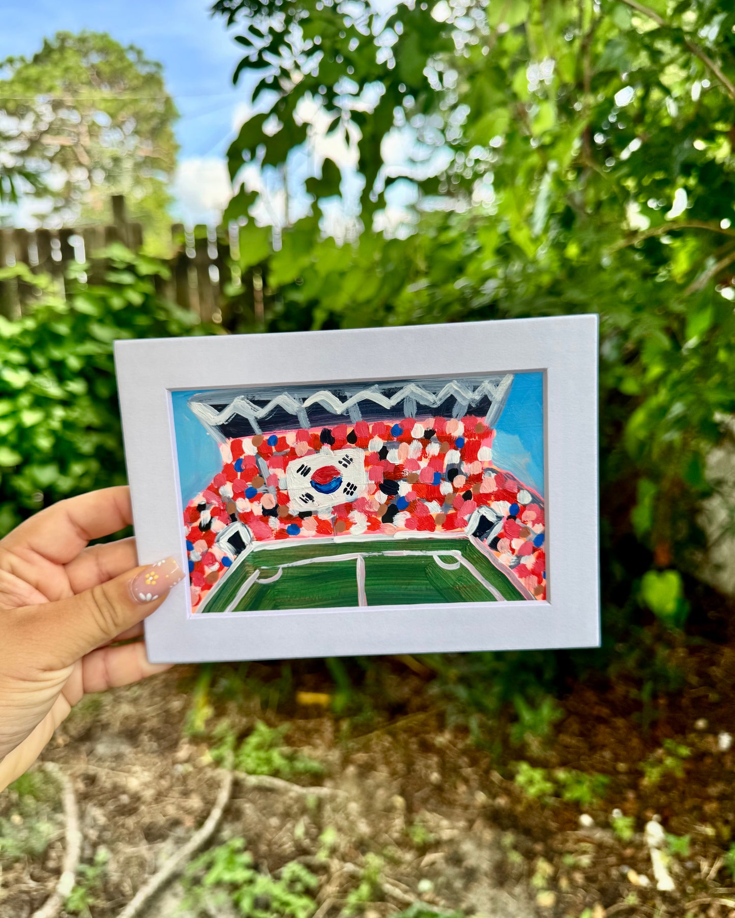 "Korea Republic WC '26" Matted Frame