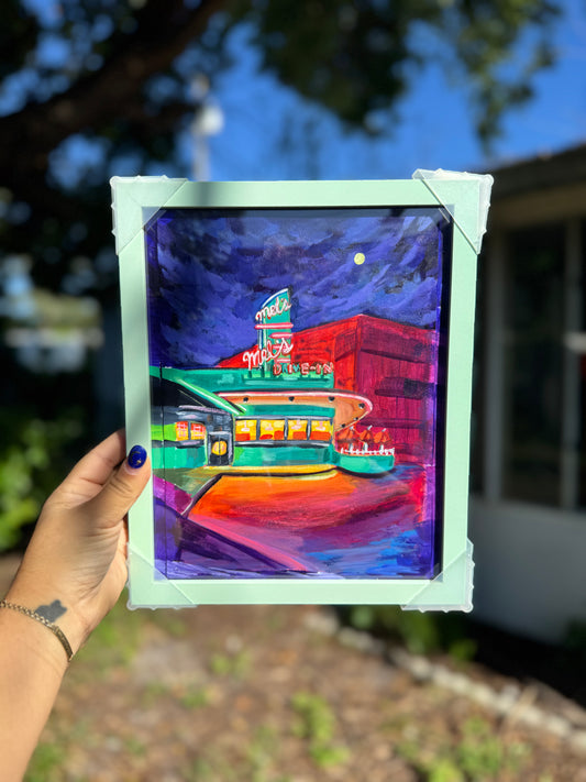 "Mel's DIE-IN" 8x10 Framed