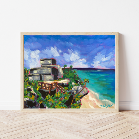 "Zona Arqueologica" Art Print