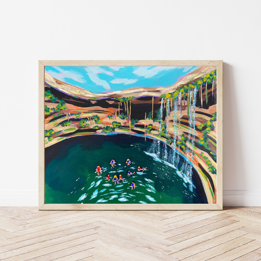 "Cenote" Art Print