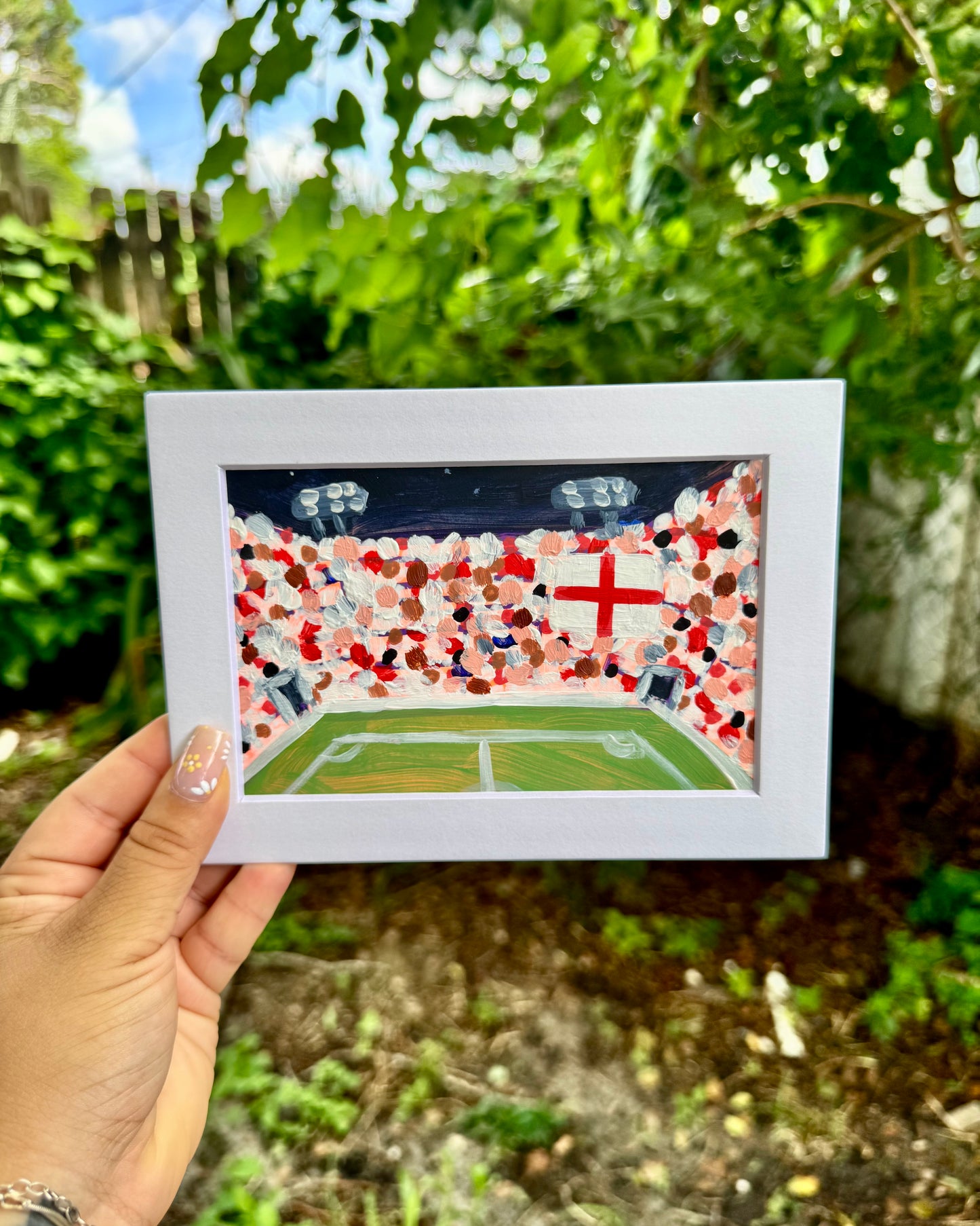 "England WC '26" Matted Frame