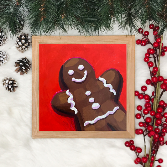 "Gingerbread Man" Art Print