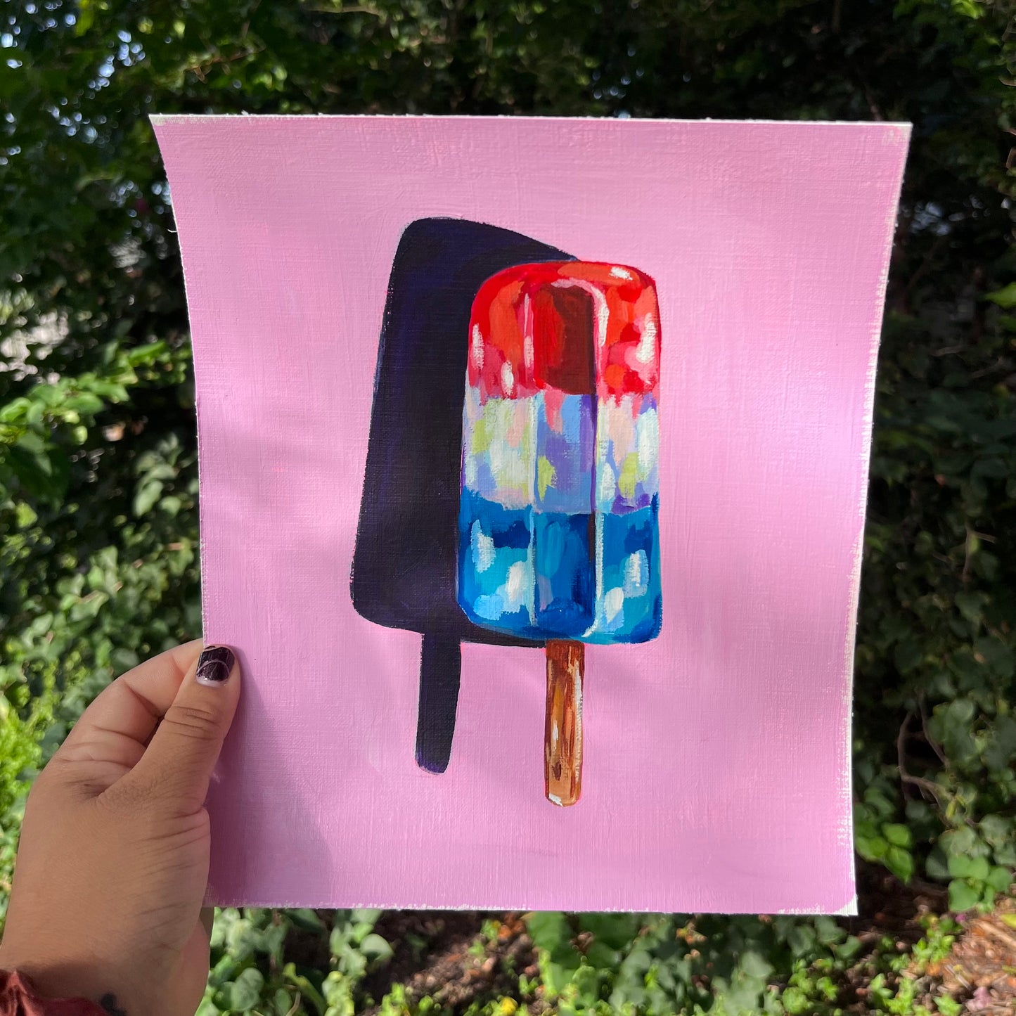 "Firecracker Popsicle Study" 8x10 Unframed