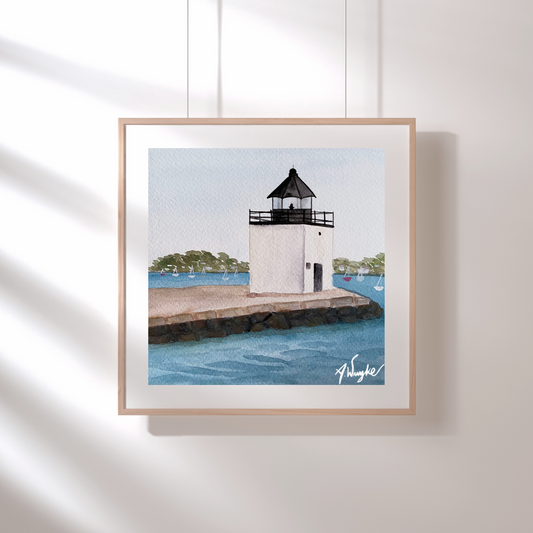 "Derby Wharf Light" Art Print
