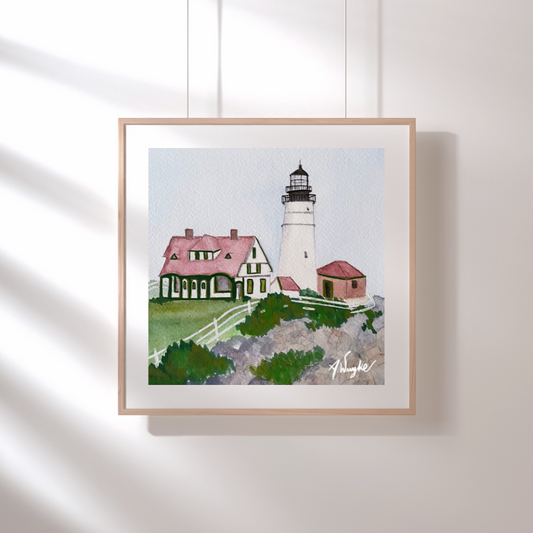 "Portland Head Light" Art Print