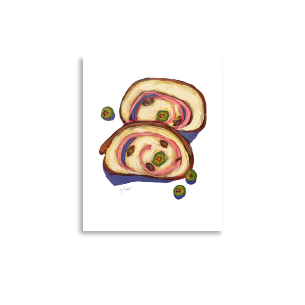 "Pan de Jamon" Art Print