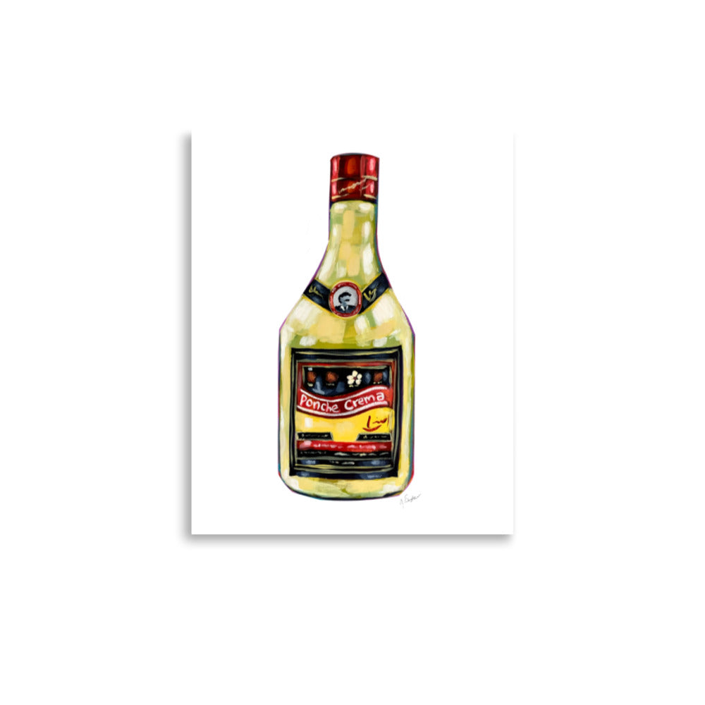"Ponche Crema" Art Print