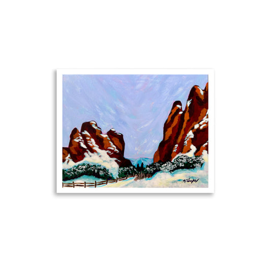 "Garden of the Gods" Art Print