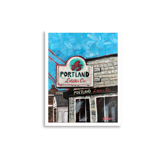 "Portland Lobster Co." Art Print