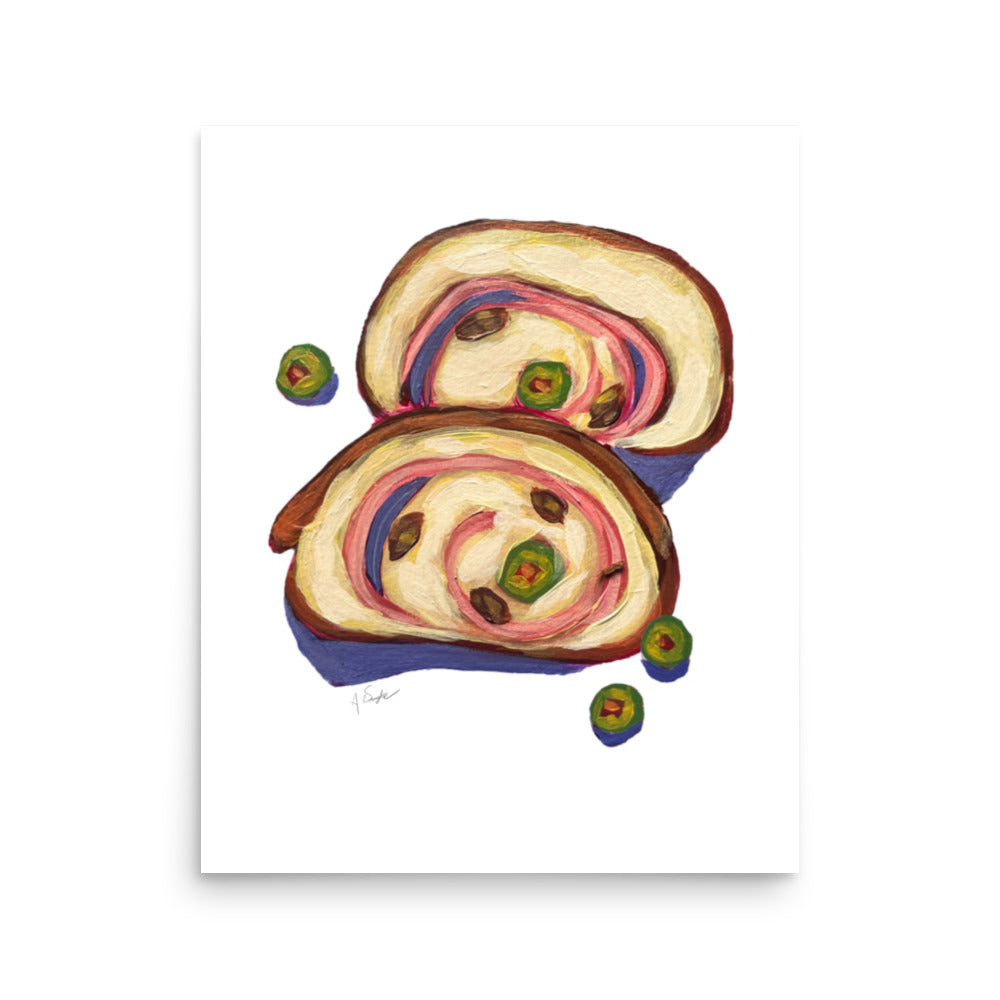 "Pan de Jamon" Art Print
