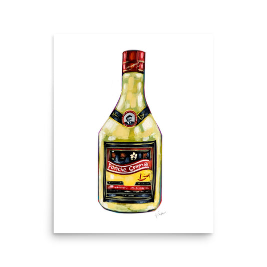 "Ponche Crema" Art Print