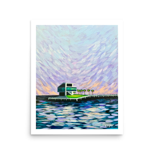 "Let's Meet at the Pier" Art Print