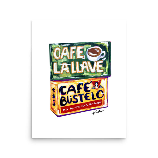 "Cafe" Art Print