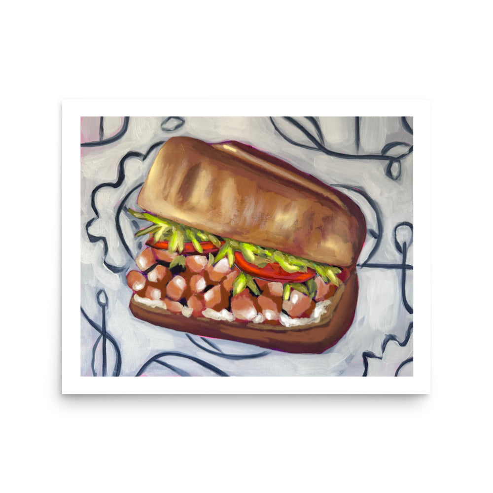"Chicken Tender Sub" Art Print