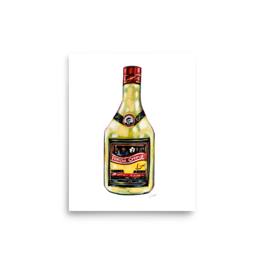 "Ponche Crema" Art Print