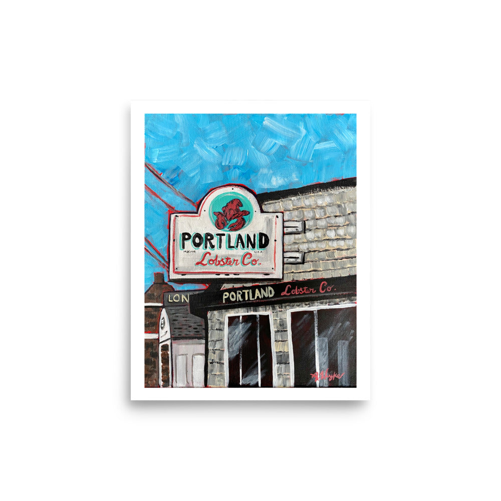 "Portland Lobster Co." Art Print