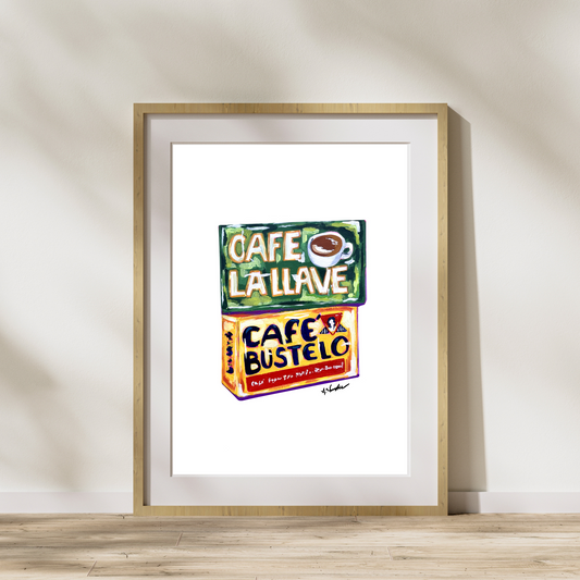 "Cafe" Art Print