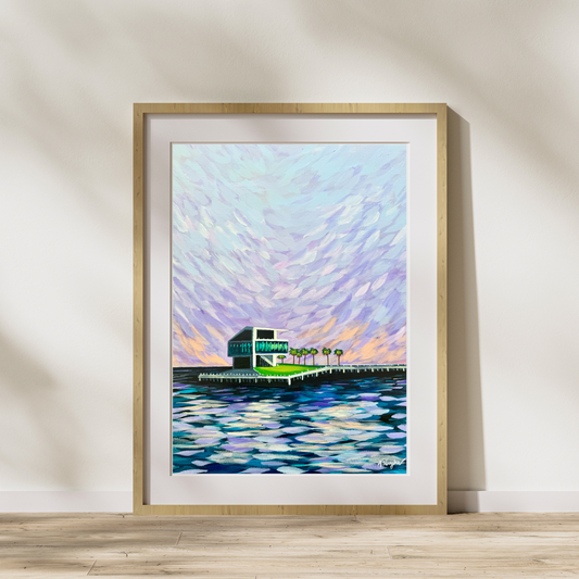 "Let's Meet at the Pier" Art Print