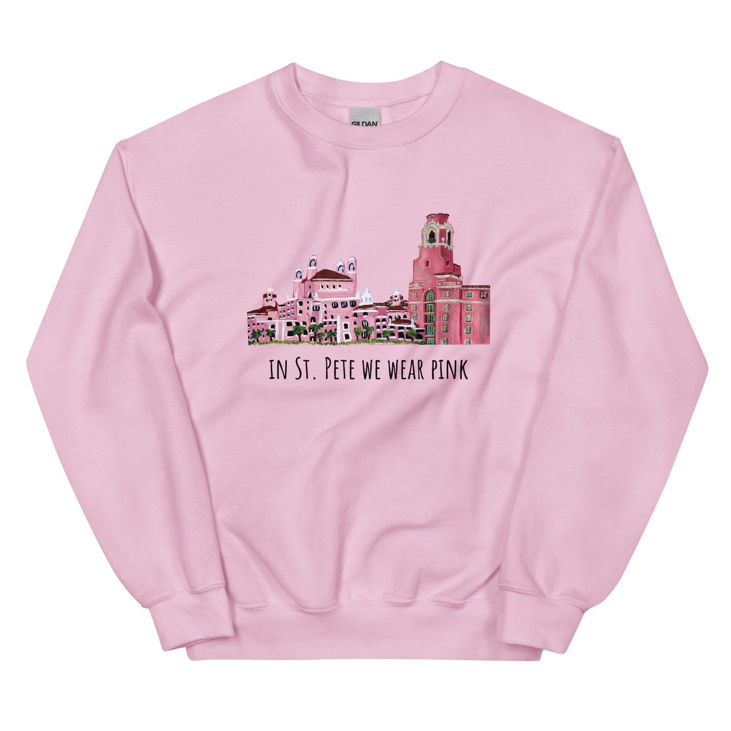 "In St. Pete We Wear Pink" Crewneck
