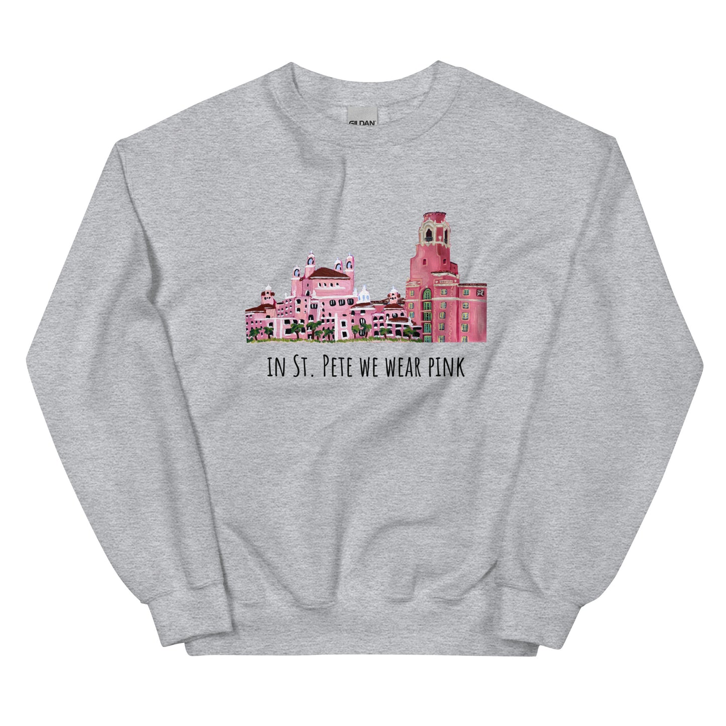 "In St. Pete We Wear Pink" Crewneck