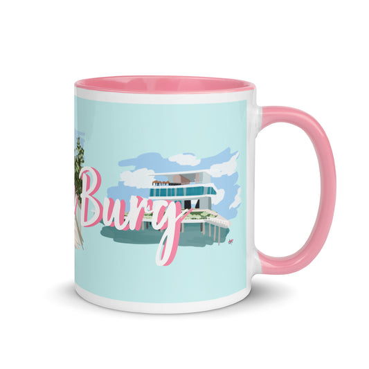"I Love the Burg" - Pink Mug