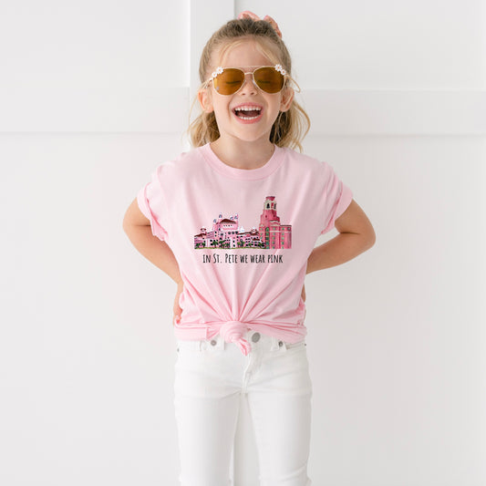 "In St. Pete We Wear Pink" TODDLER TEE