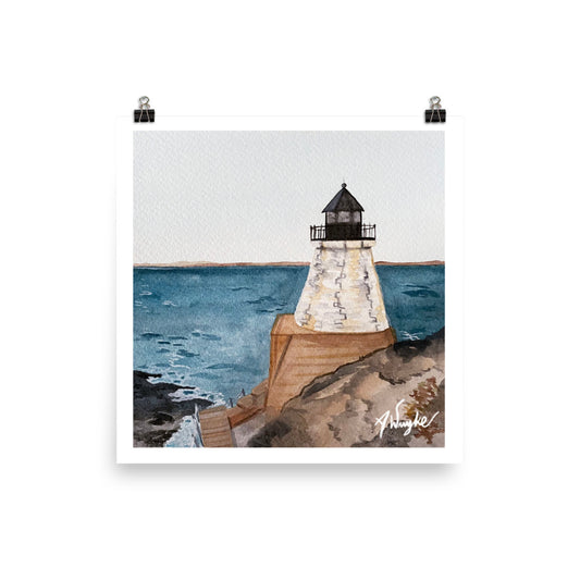 "Castle Hill Light" Art Print
