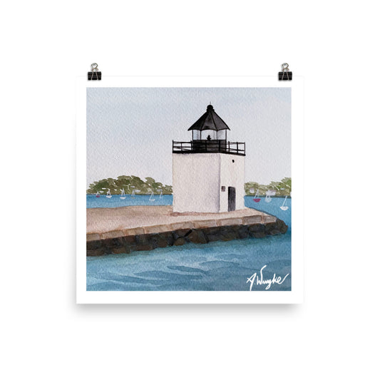 "Derby Wharf Light" Art Print